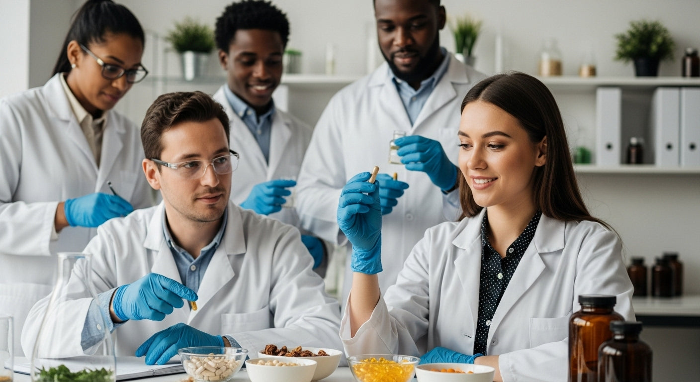 herstellung nahrungsergänzungsmittel labor