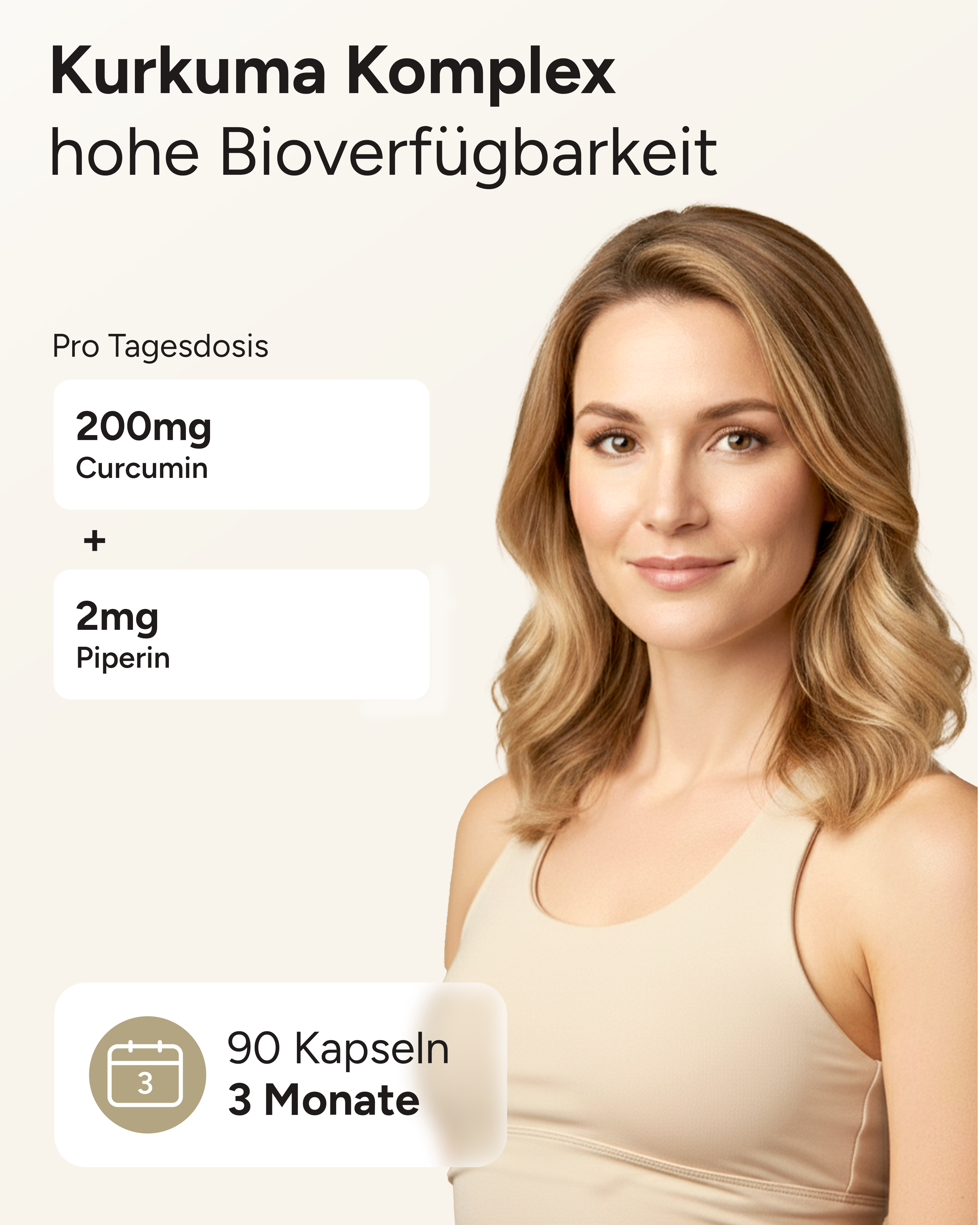 Kurkuma - 200mg Curcumin pro Kapsel