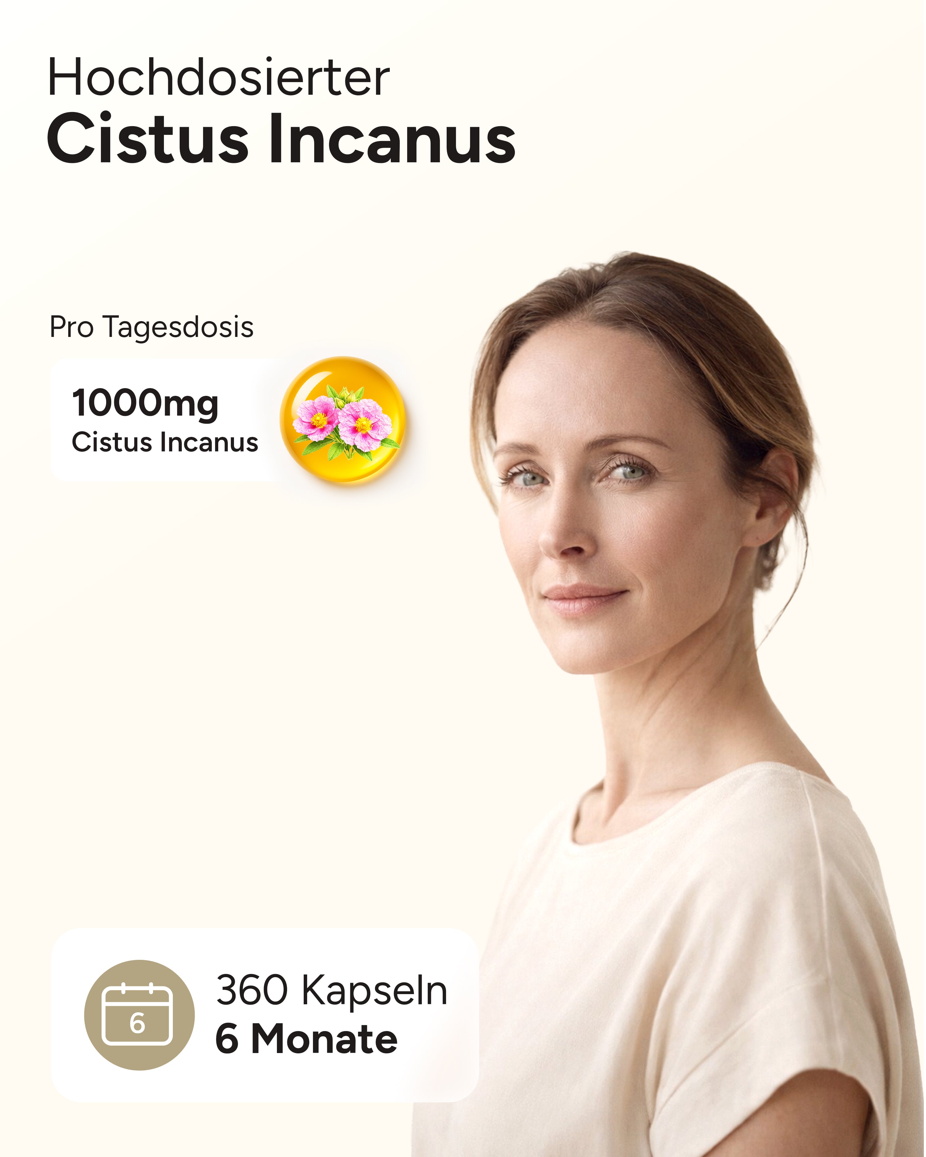 Cistus Incanus - 1.000mg pro Tag
