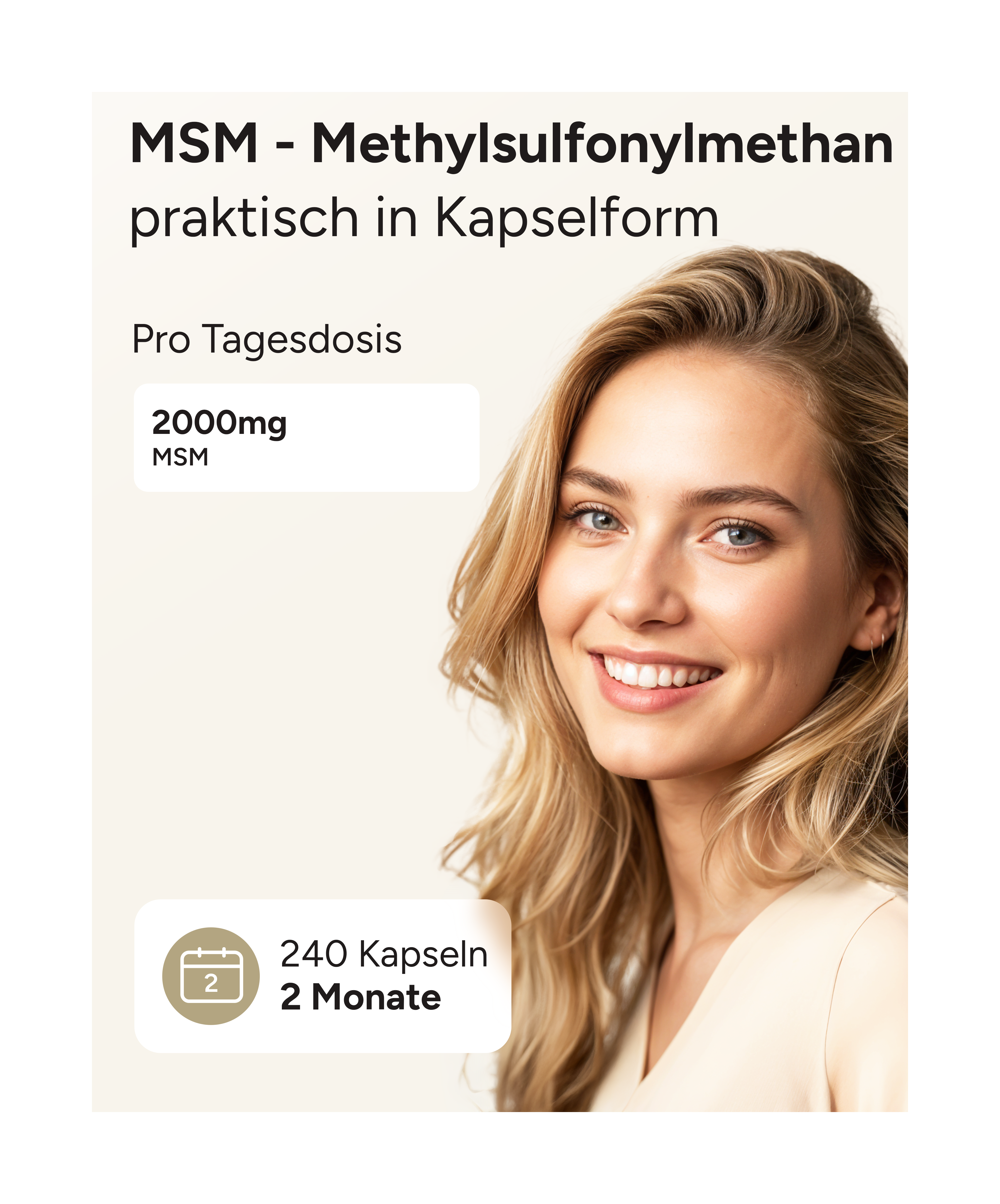 MSM - 500mg pro Kapsel