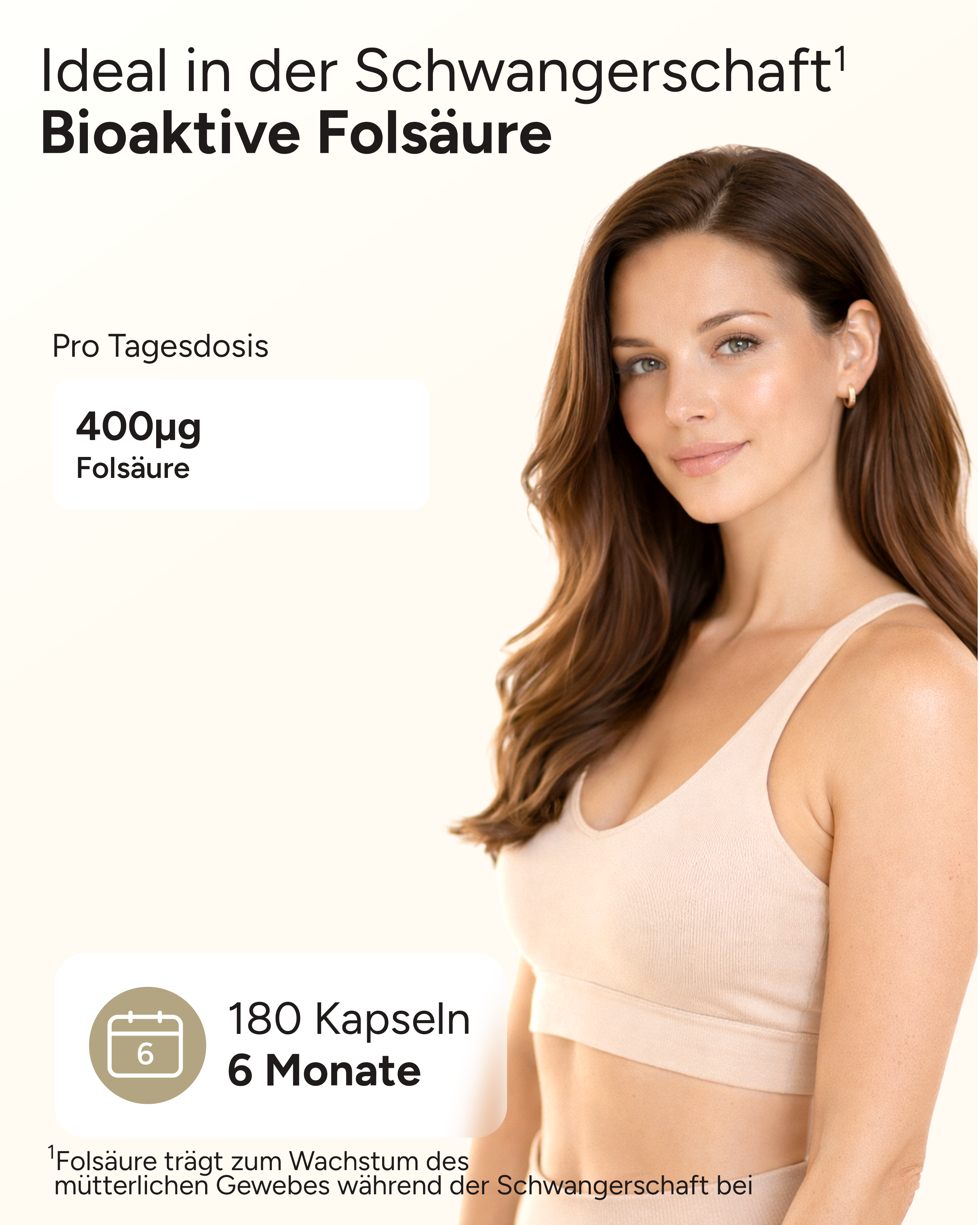 Quatrefolic Folsäure - 400µg pro Kapsel