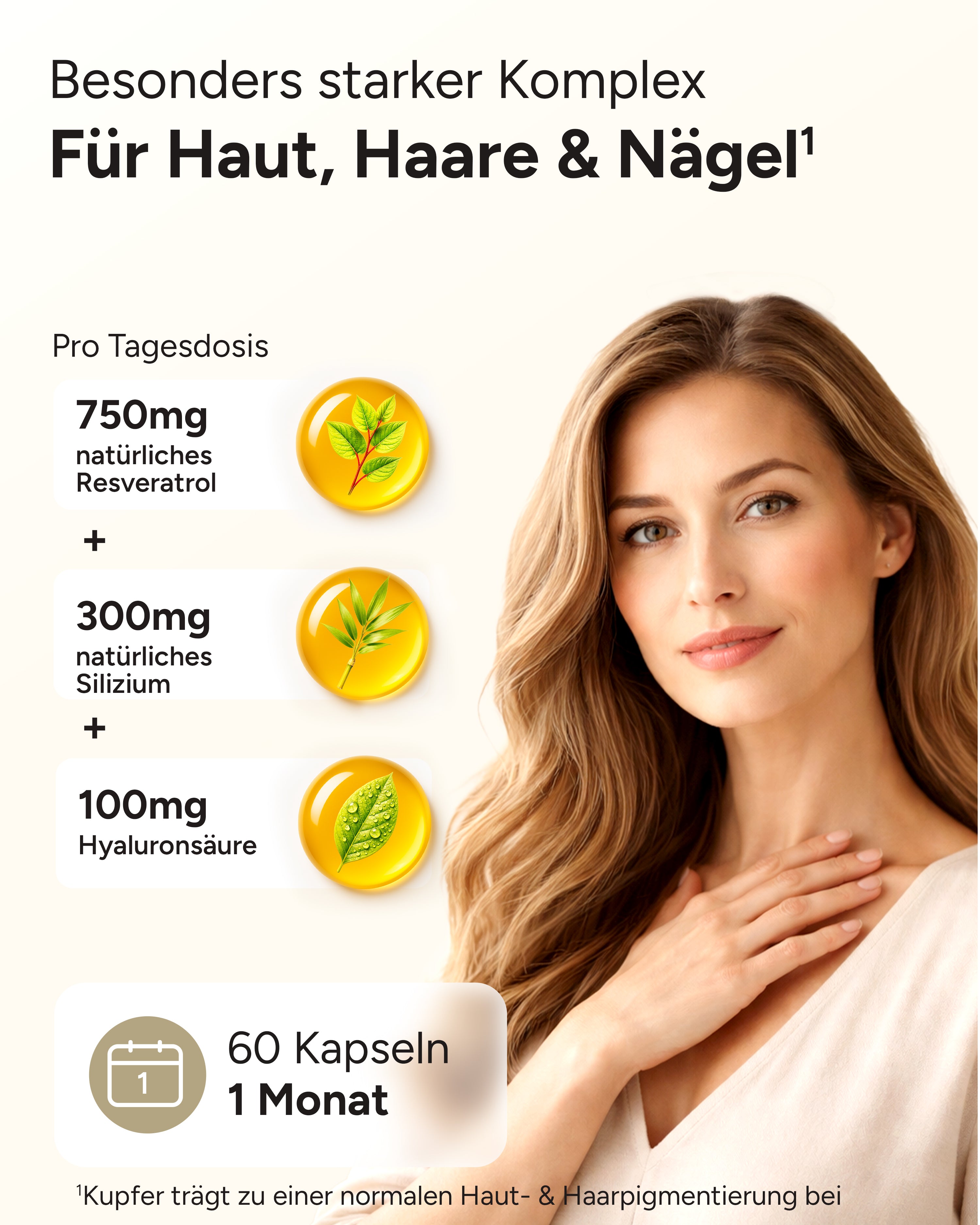 Resveratrol Komplex - 750mg Trans-Resveratrol pro Tag