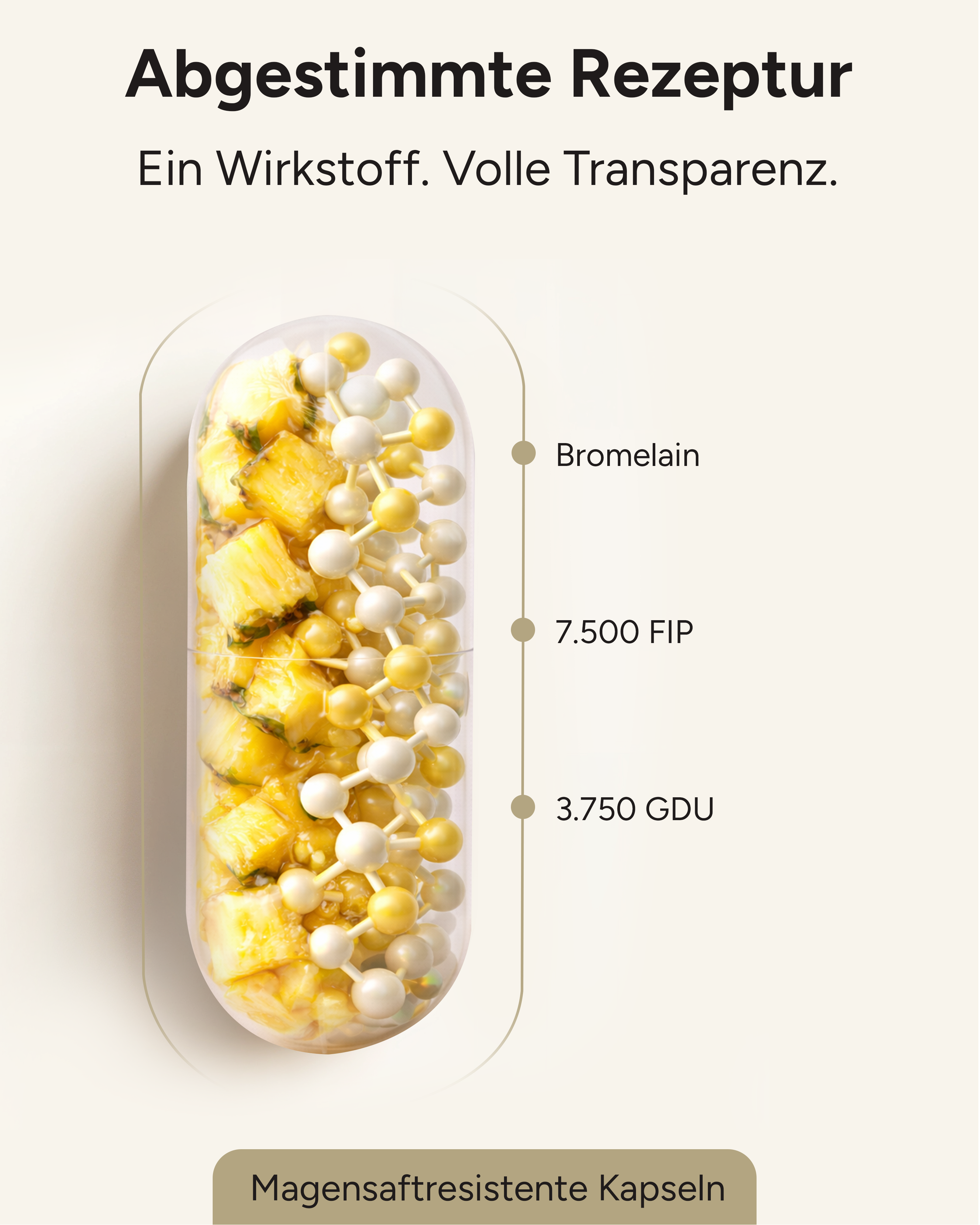 Bromelain - 7500FIP pro Kapsel