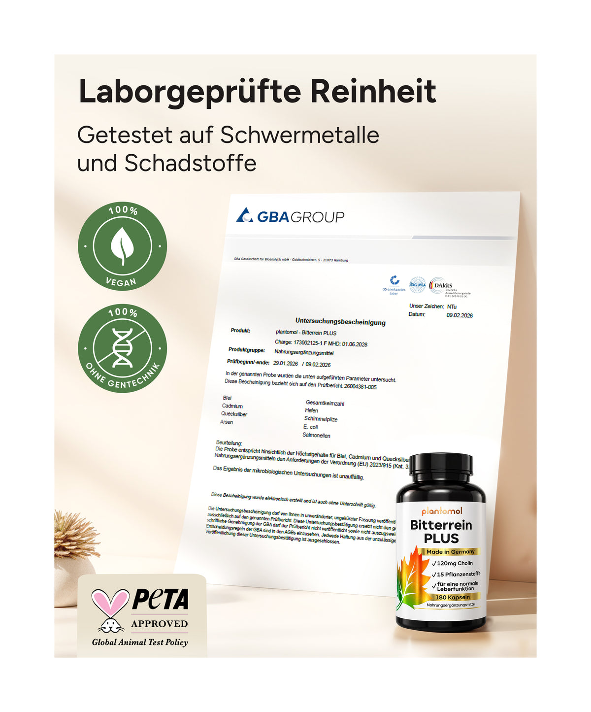 Bitterrein PLUS - Mariendistel, Artischocke und Löwenzahn