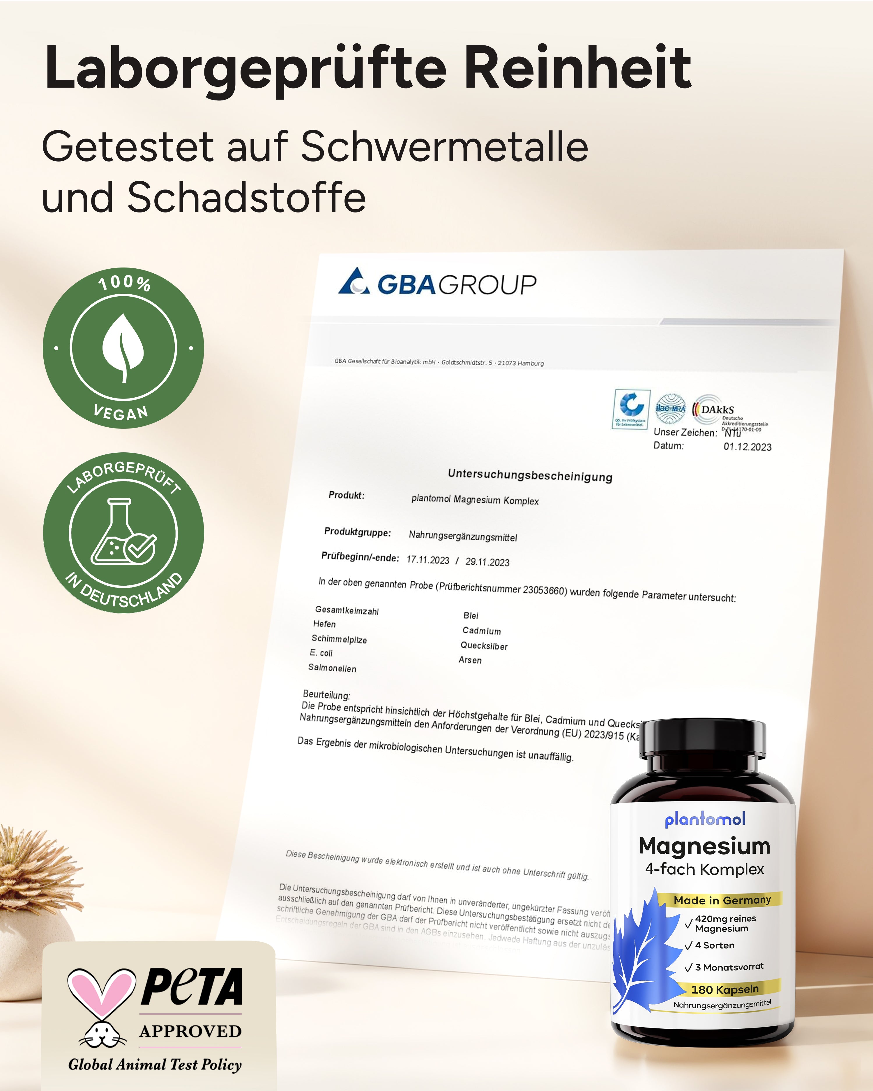 Magnesium - 4-fach Komplex