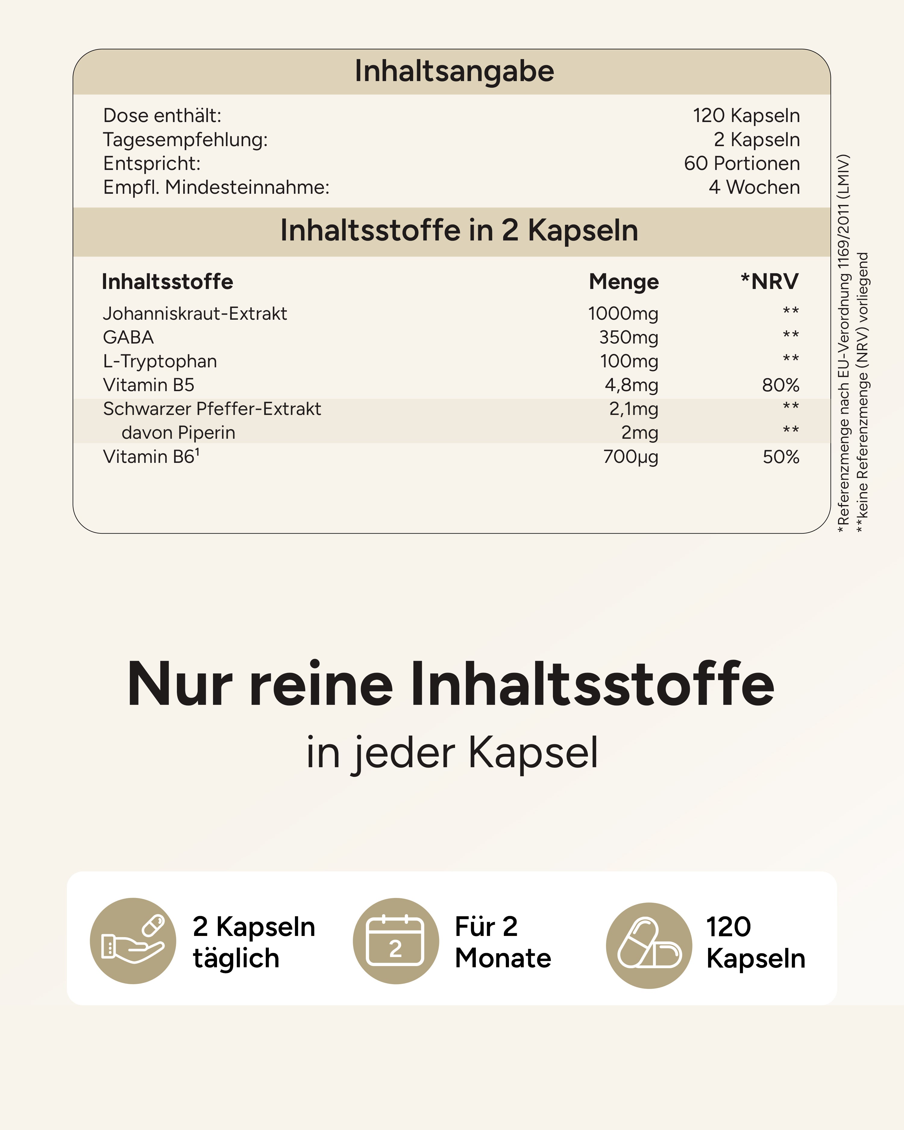 Stimmungszauber - mit Johanniskraut, GABA & L-Tryptophan