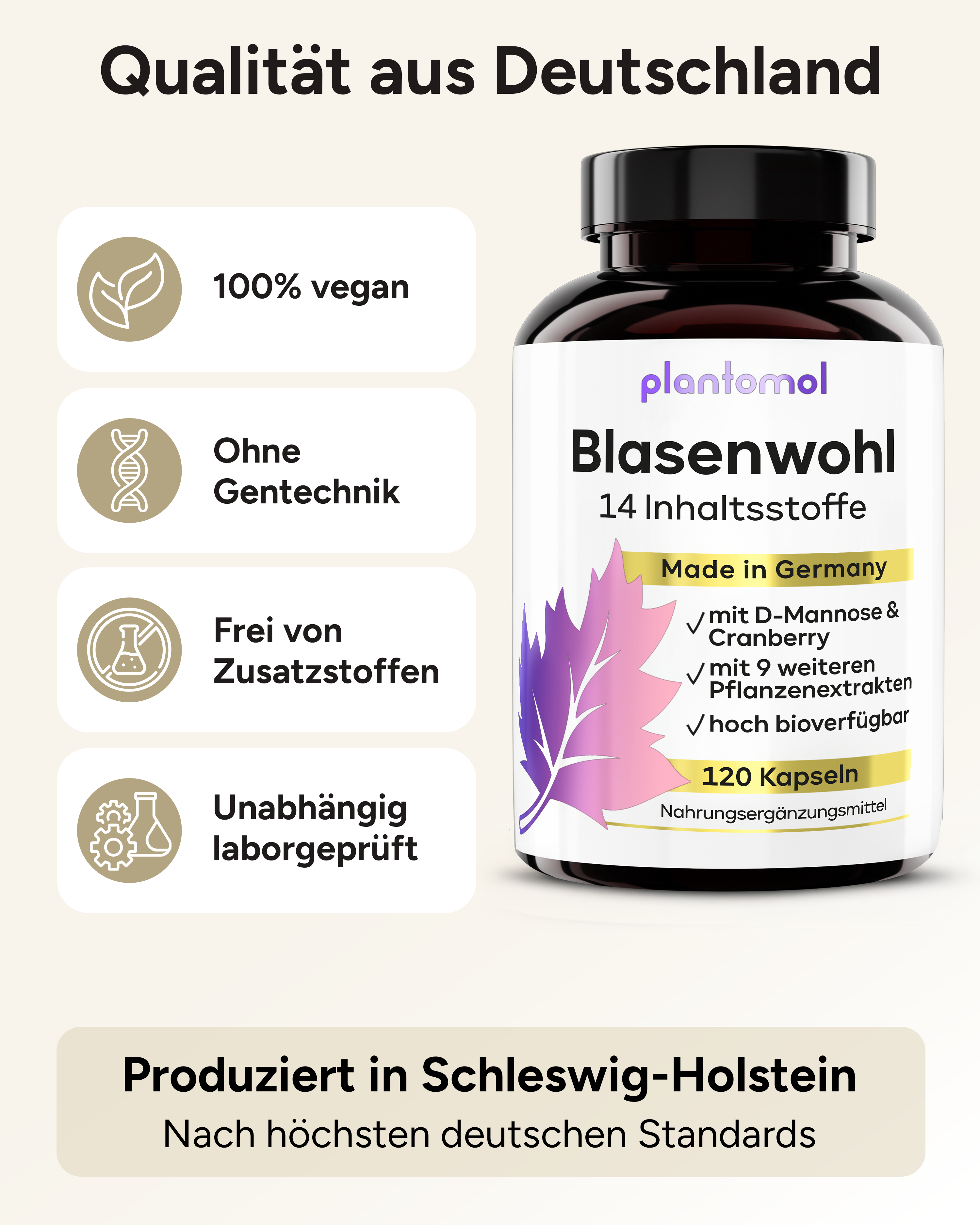 Blasenwohl - D-Mannose und Cranberry-Extrakt