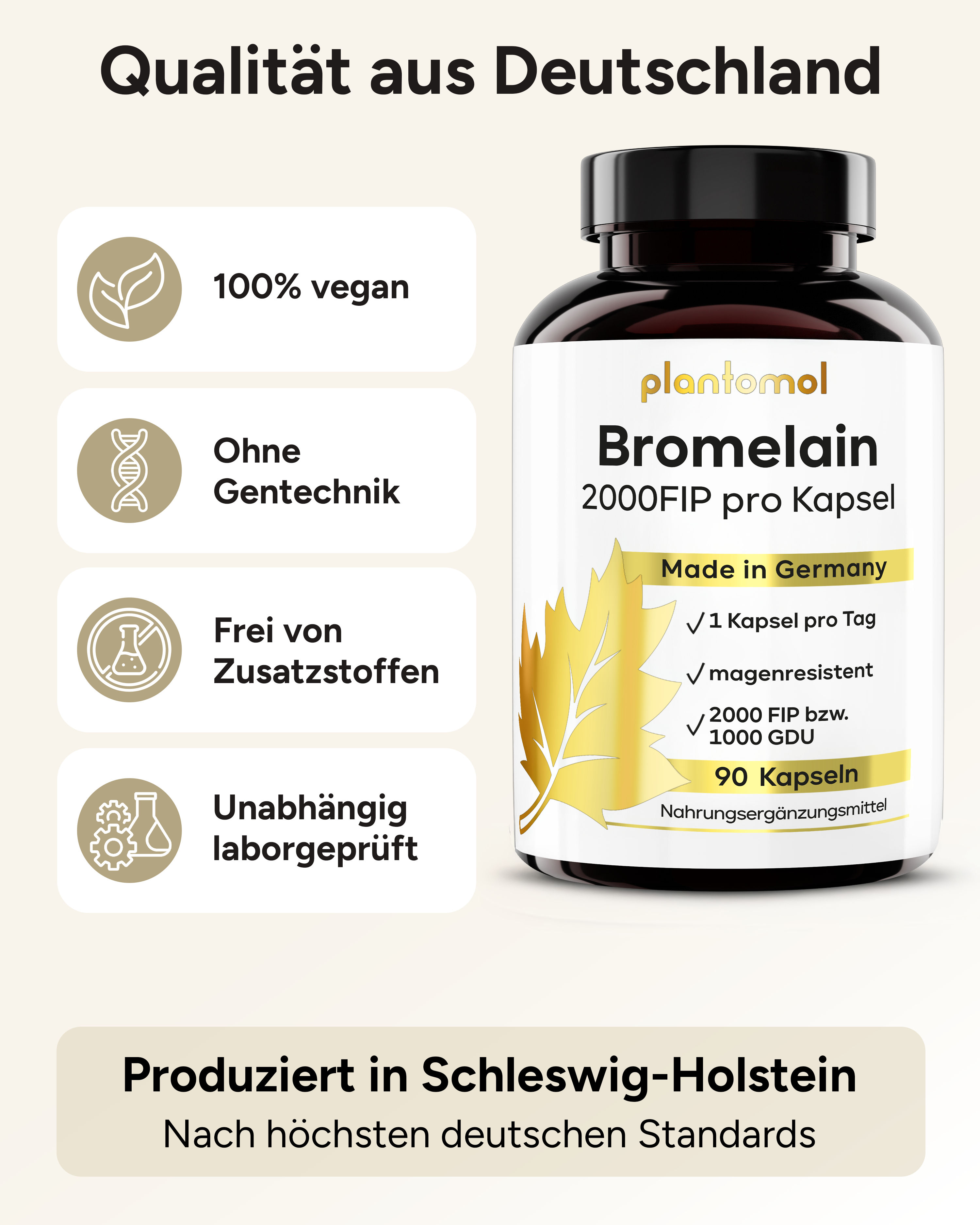 Bromelain - 2000FIP pro Kapsel