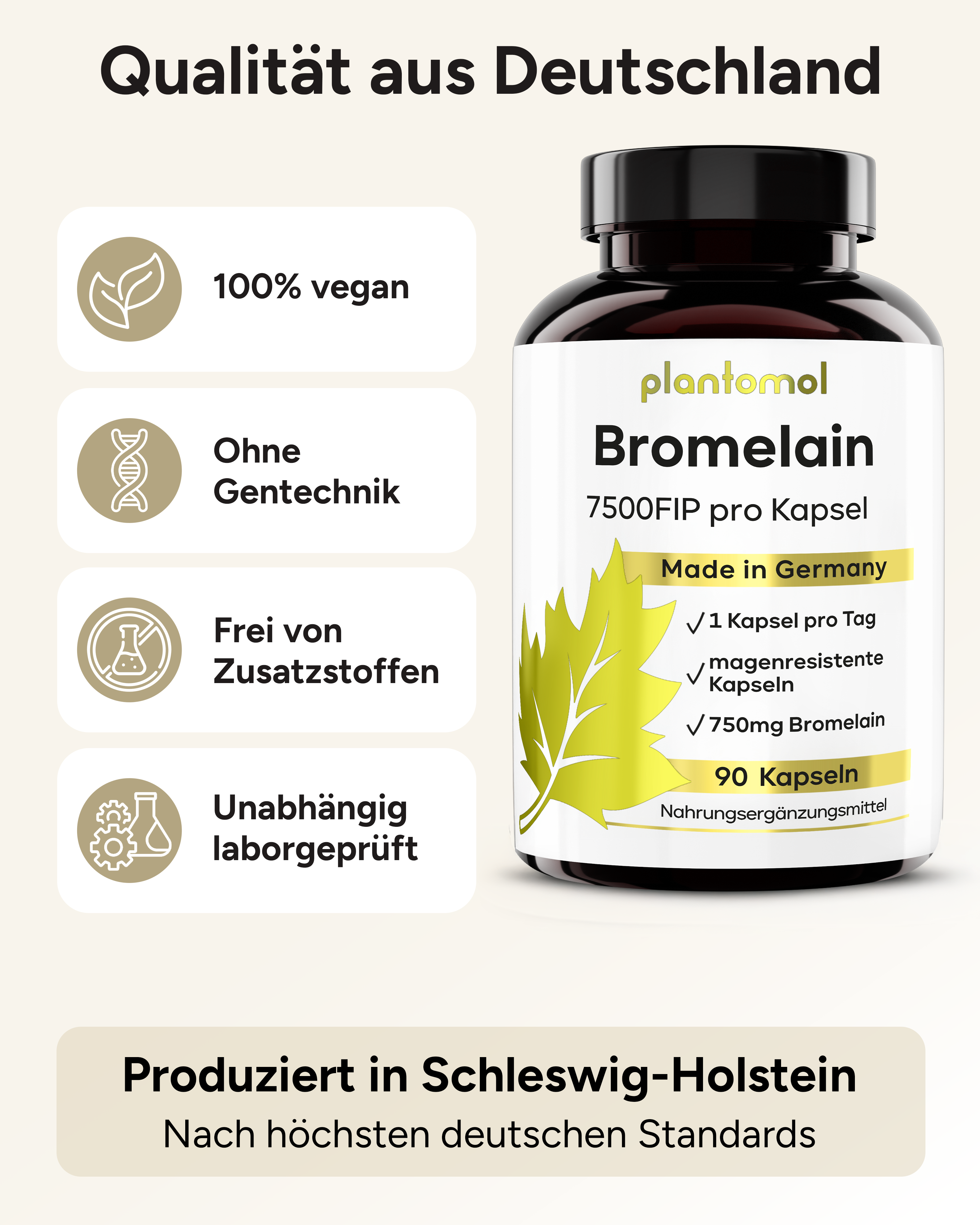 Bromelain - 7500FIP pro Kapsel