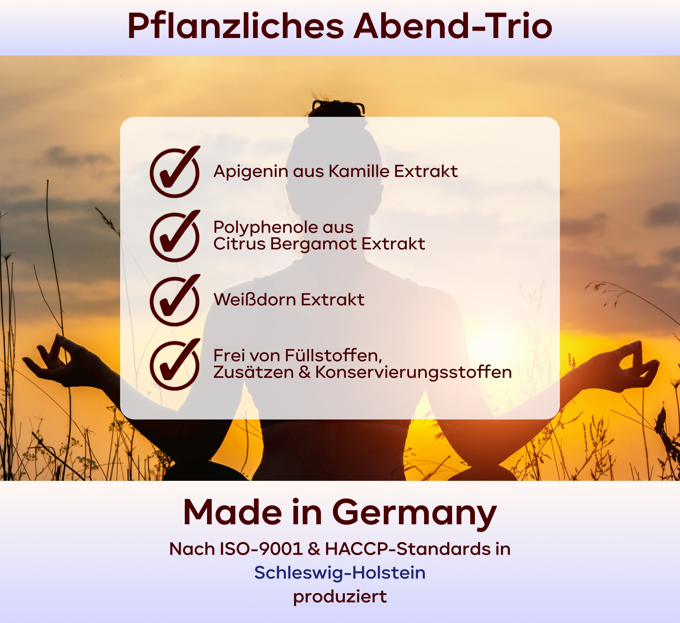 Citrus Komplex - Abendroutine mit 100mg Apigenin und 250mg Polyphenole pro Tag