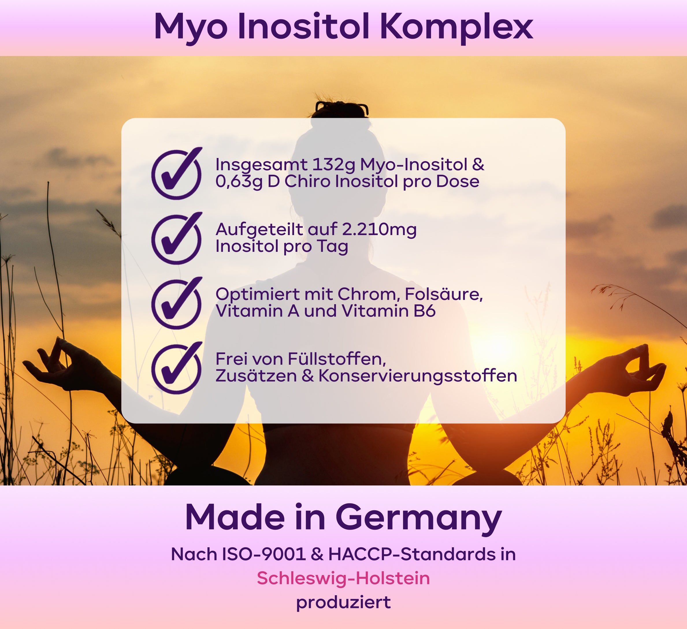Myo-Inositol Komplex - mit D-Chiro-Inositol, Vitaminen und Chrom