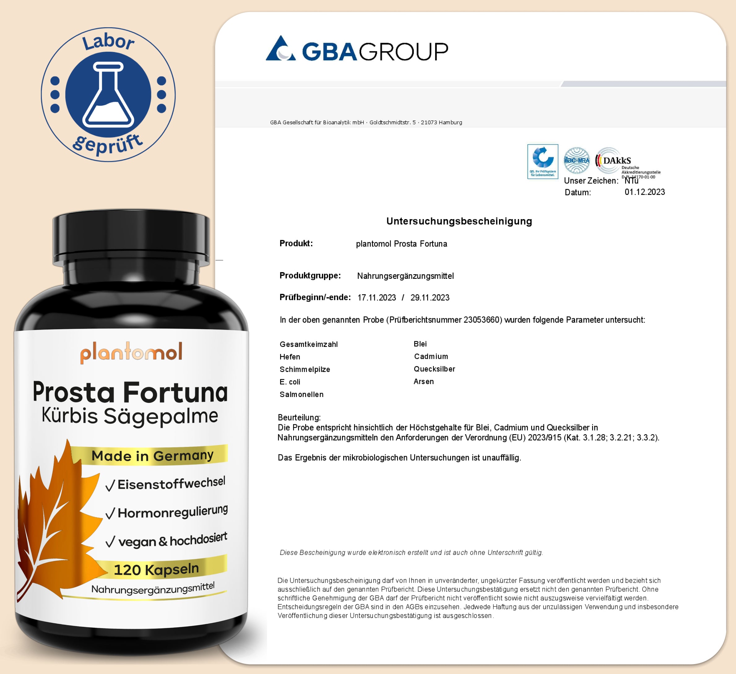 Prosta Fortuna - Kürbis-und Sägepalmen-Extrakt