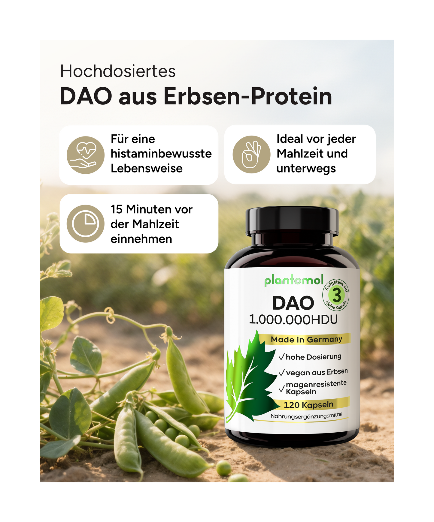 DAO 1 Mio. HDU - aufgeteilt in 3 Kapseln