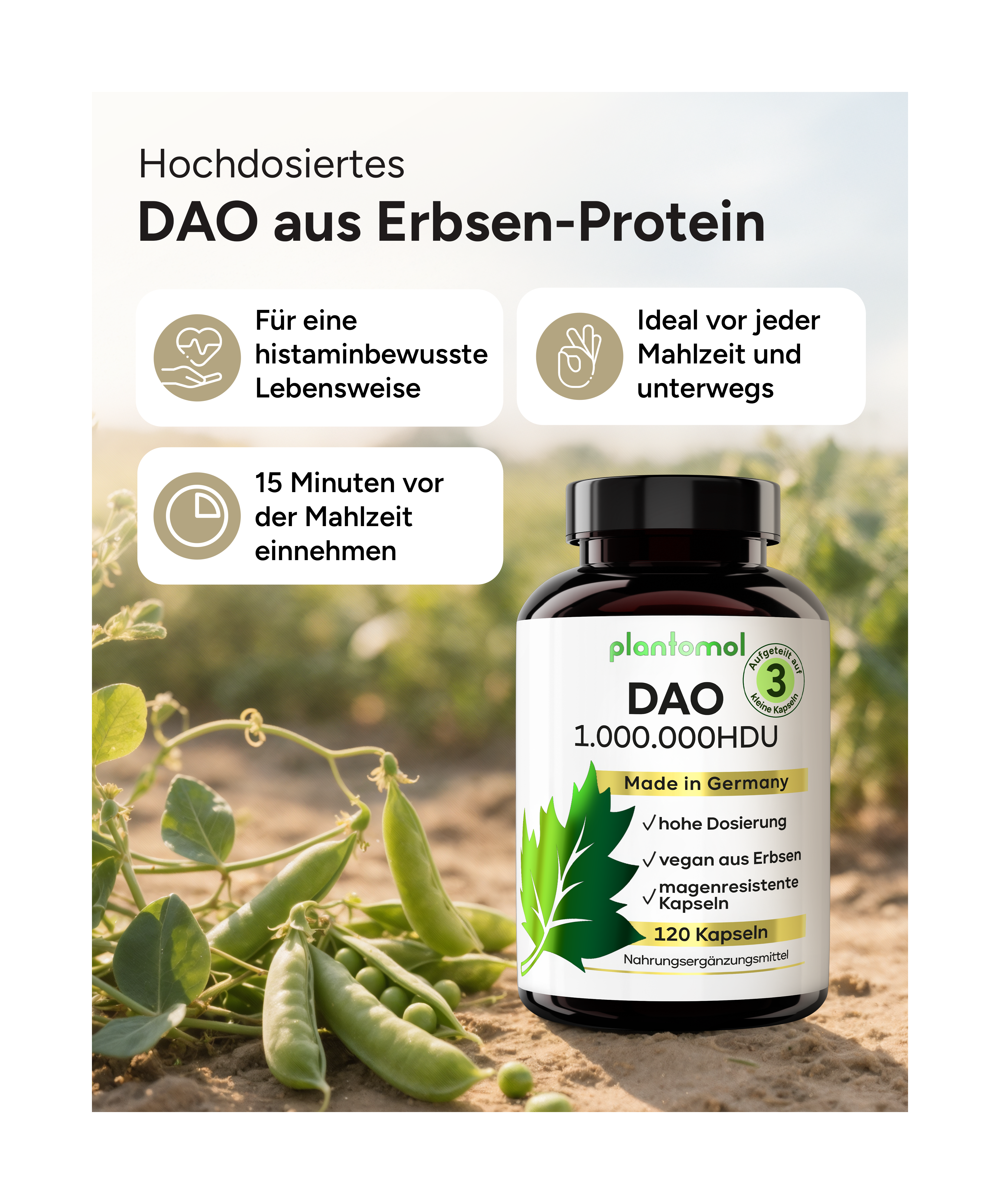 DAO 1 Mio. HDU - aufgeteilt in 3 Kapseln