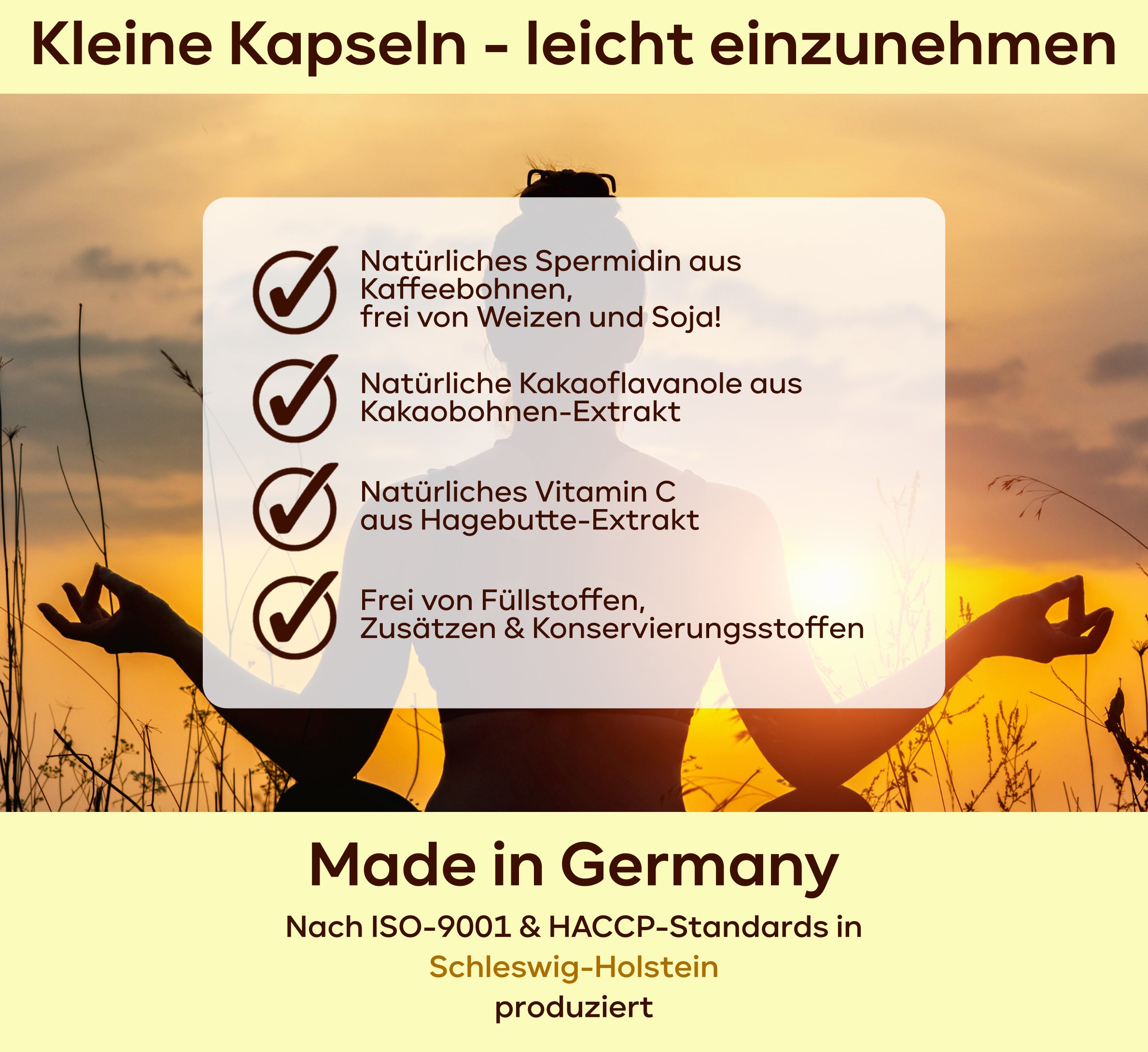 Spermidin Kakaofluss - 6mg Spermidin mit 200mg Kakaoflavanole pro Tag