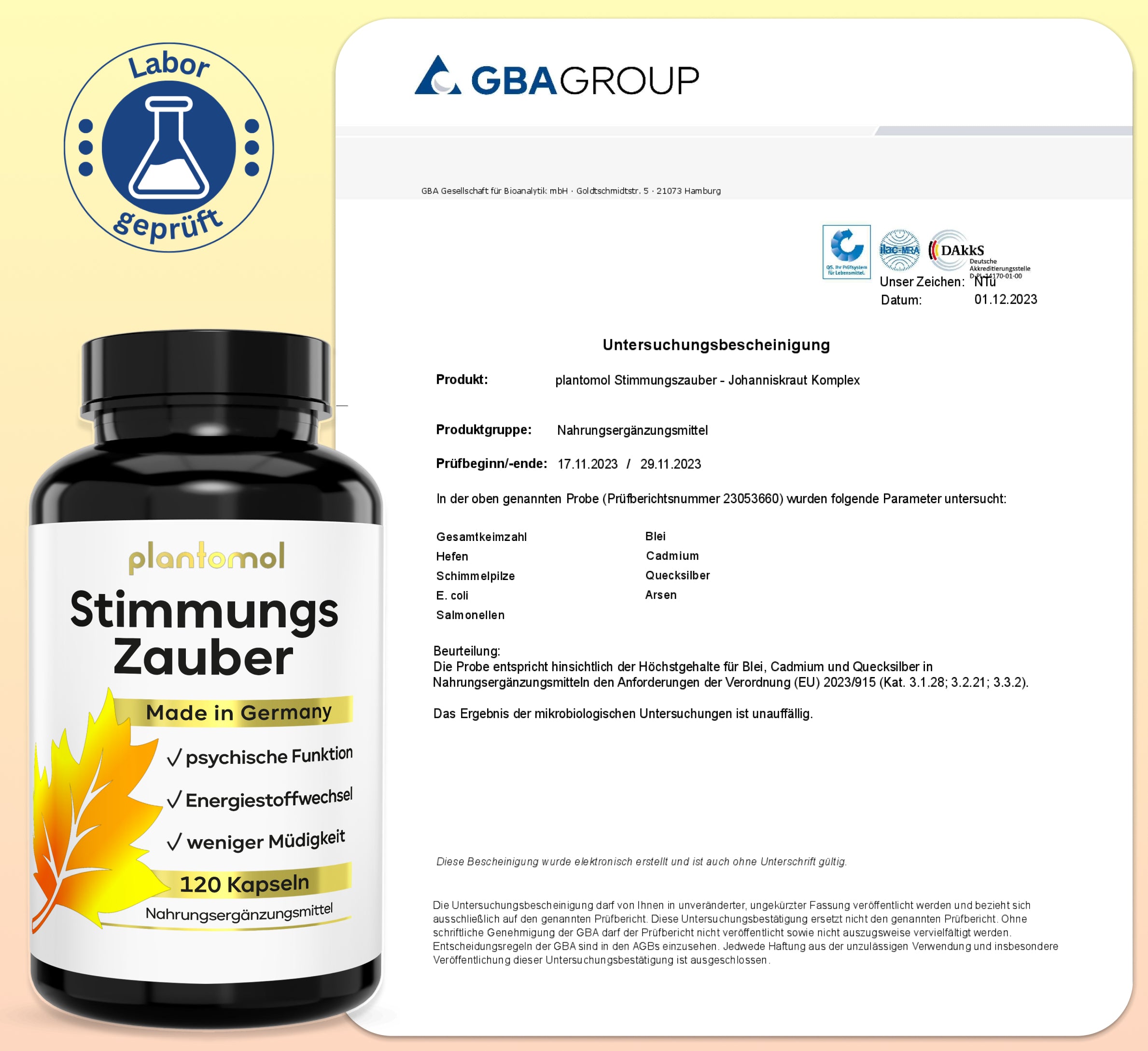 Stimmungszauber - mit Johanniskraut, GABA & L-Tryptophan
