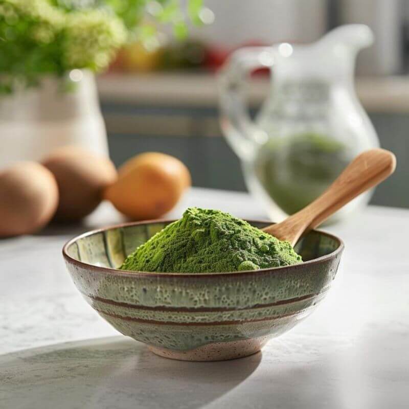 Grünes Spermidin-Pulver