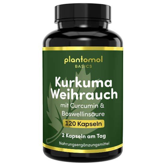 Kurkuma Weihrauch - 330mg Boswellinsäure & 30mg Curcumin pro Tag