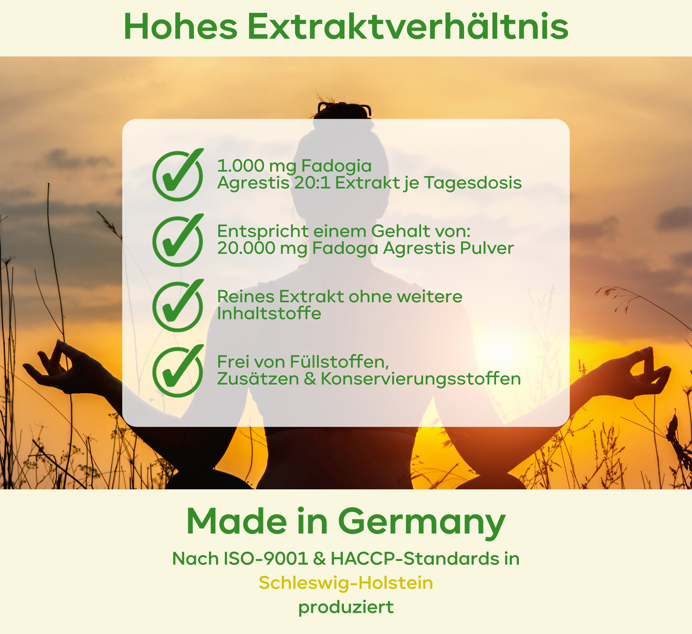 Fadogia Agrestis - 20:1 Extraktverhältnis