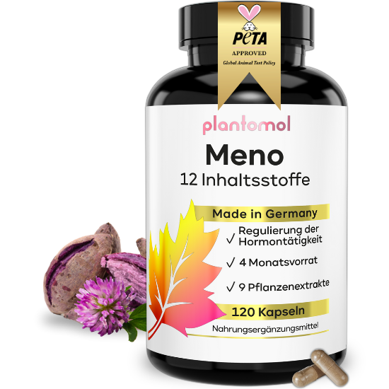 Meno Vitalkomplex Kapseln mit 12 Inhaltsstoffen