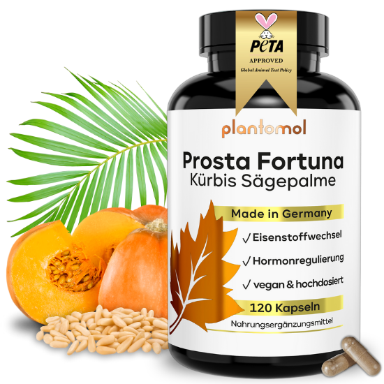 Prosta Fortuna Kapseln mit Kürbiskern und Sägepalme – plantomol