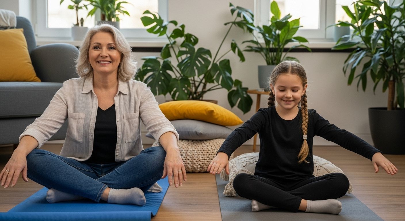 familiäre Entspannungsübungen Zuhause