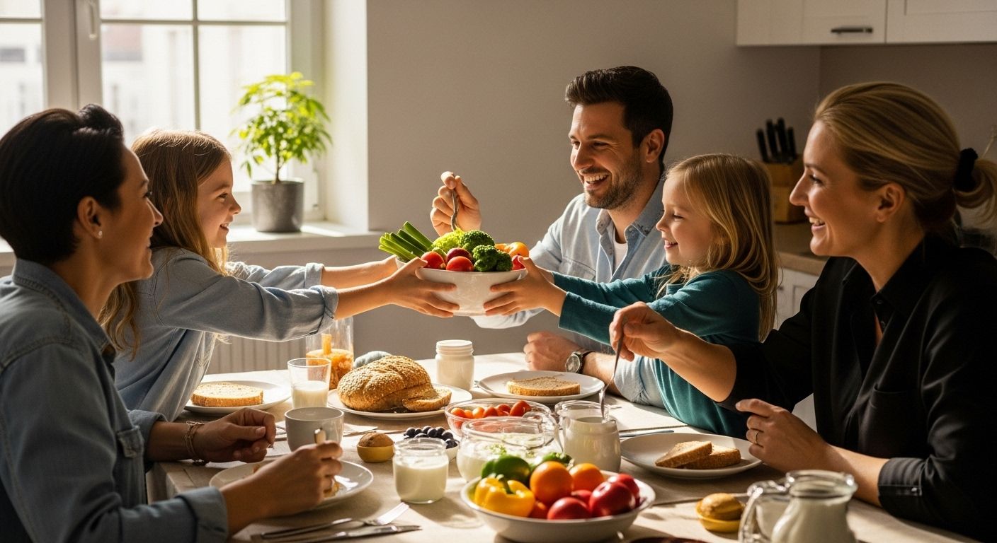 Darmgesundheit Frühstück Familie