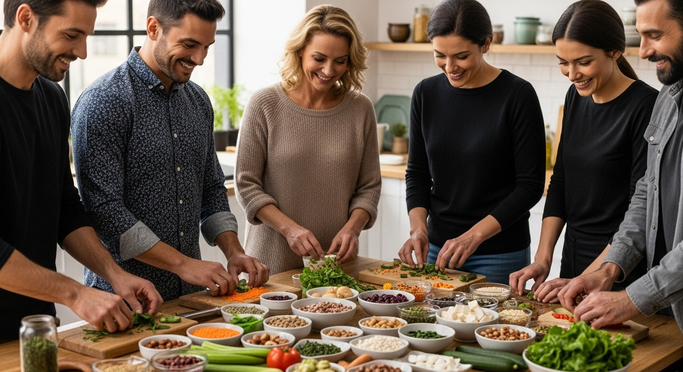 pflanzliche Eiweißquellen, vegane Ernährung, Proteinquellen