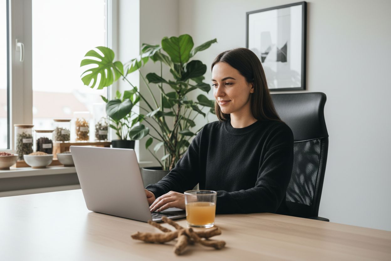 Ashwagandha Alltag Büro