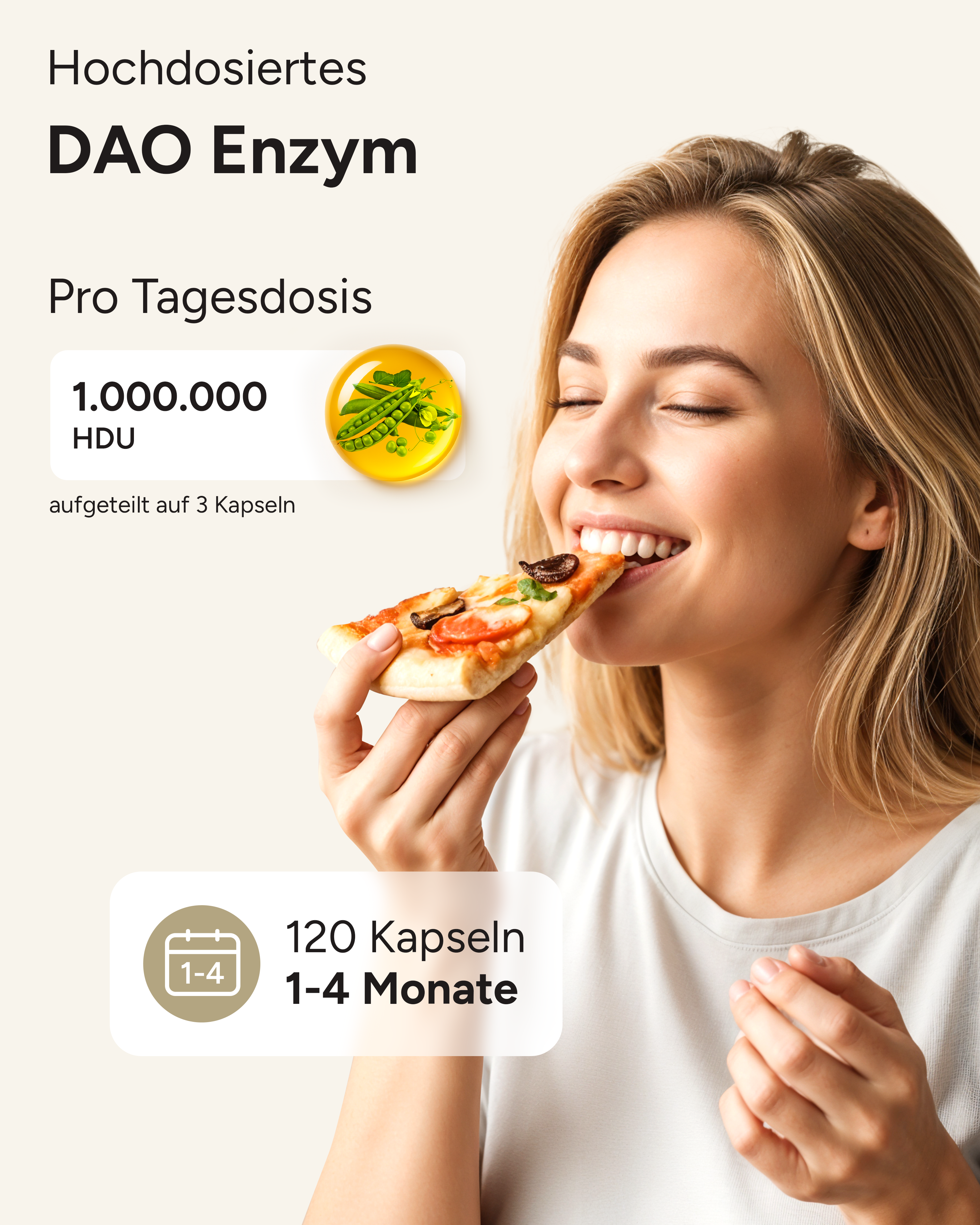DAO 1 Mio. HDU - aufgeteilt in 3 Kapseln