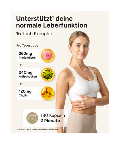 Bitterrein PLUS - Mariendistel, Artischocke und Löwenzahn