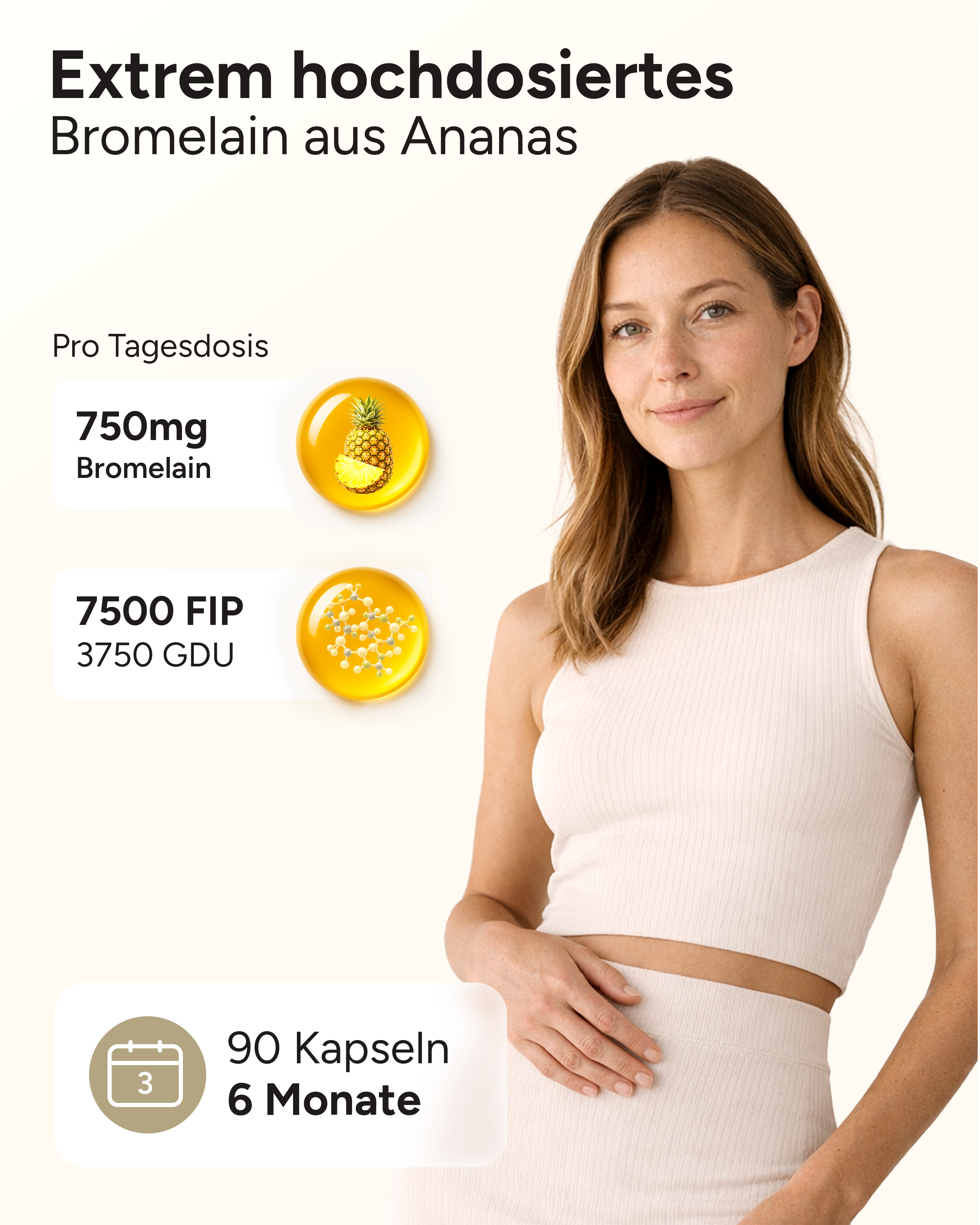Bromelain - 7500FIP pro Kapsel