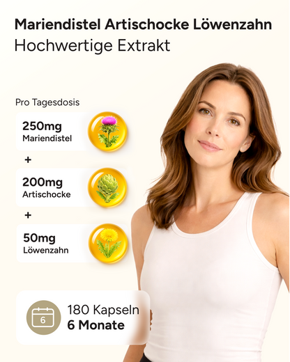 Mariendistel Komplex - mit Löwenzahn & Artischocke