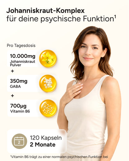 Stimmungszauber - mit Johanniskraut, GABA & L-Tryptophan
