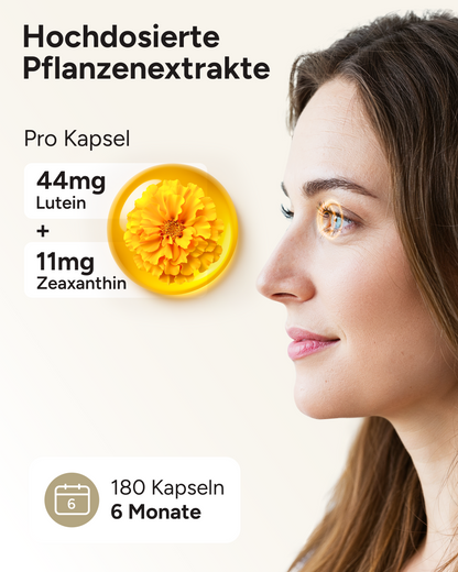 Weitblick - Augenvitamine mit 44mg Lutein und 11mg Zeaxanthin