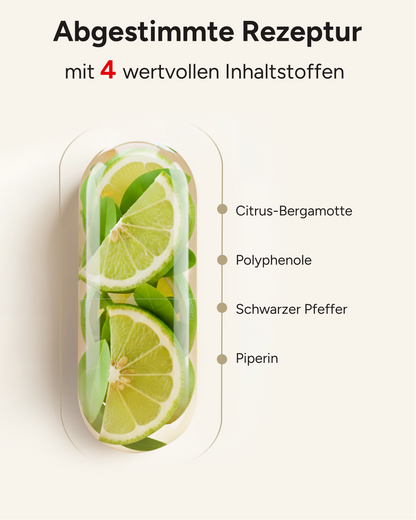 Citrus Bergamot - enthält 750mg Polyphenole pro Tag