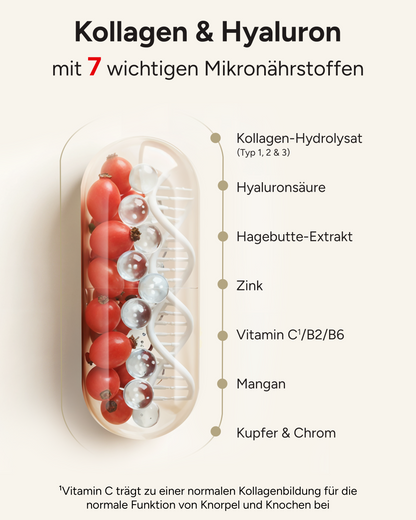 Gelenkglück - Kollagen & Hyaluron Komplex