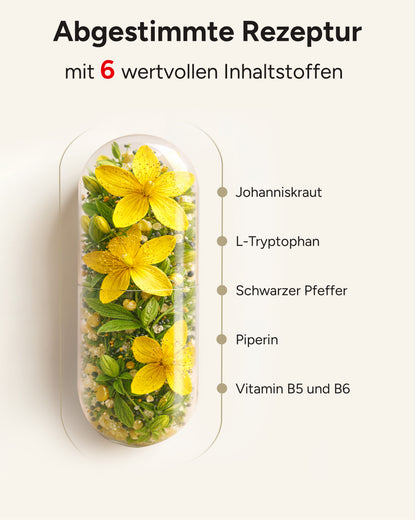 Stimmungszauber - mit Johanniskraut, GABA & L-Tryptophan