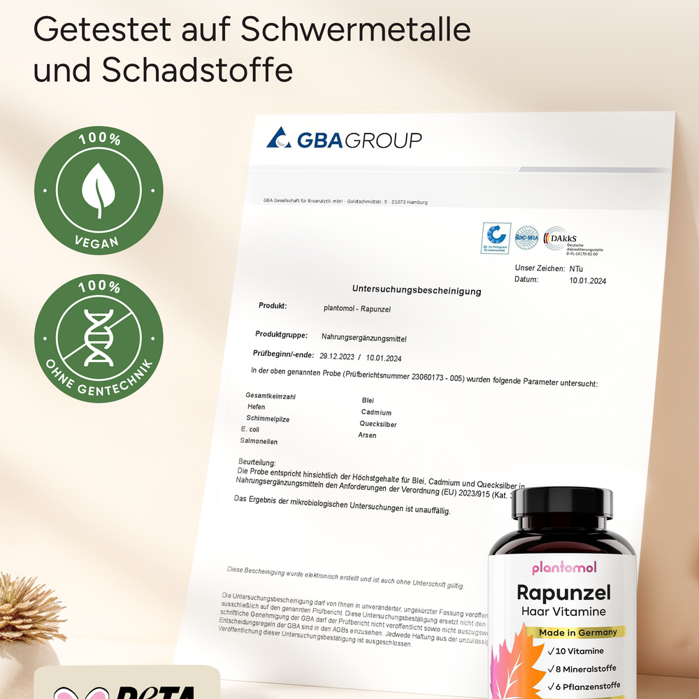
                      
                        Rapunzel Haar Vitamine - Biotin, Hirse & Silizium
                      
                    