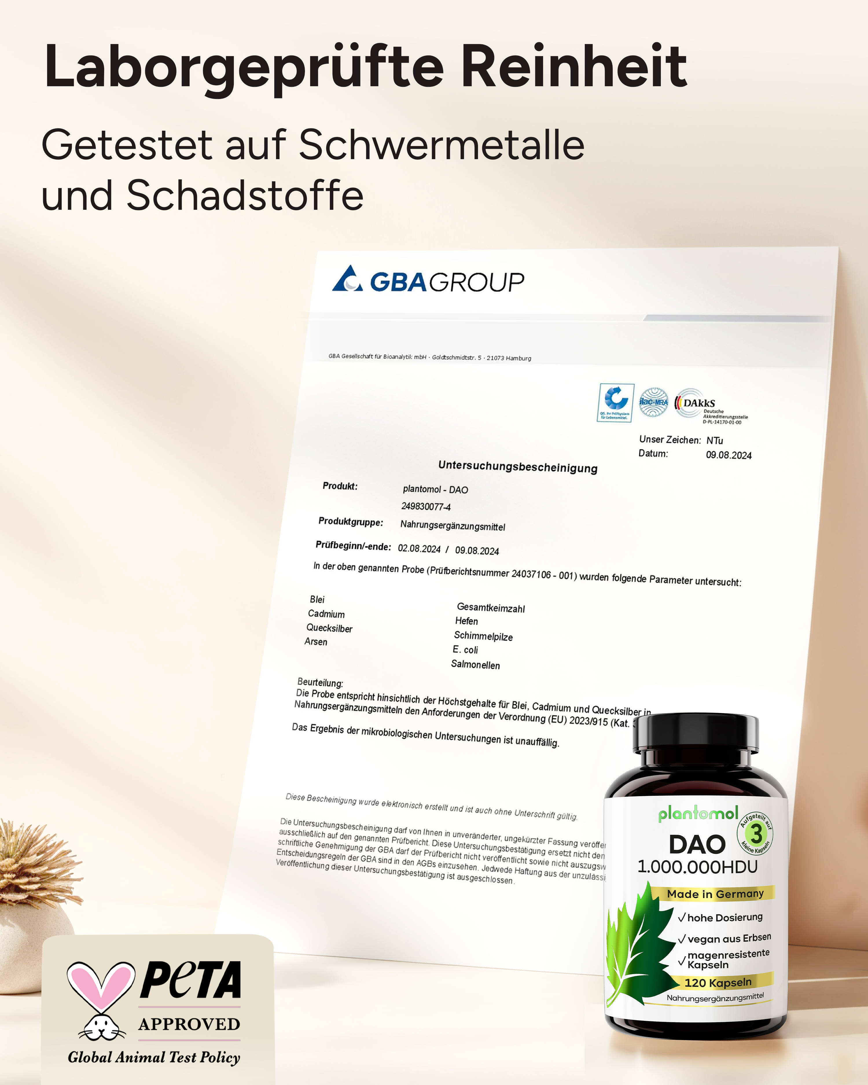 DAO 1 Mio. HDU - aufgeteilt in 3 Kapseln