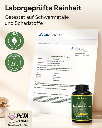 Glucomannan - 3000mg pro Tag