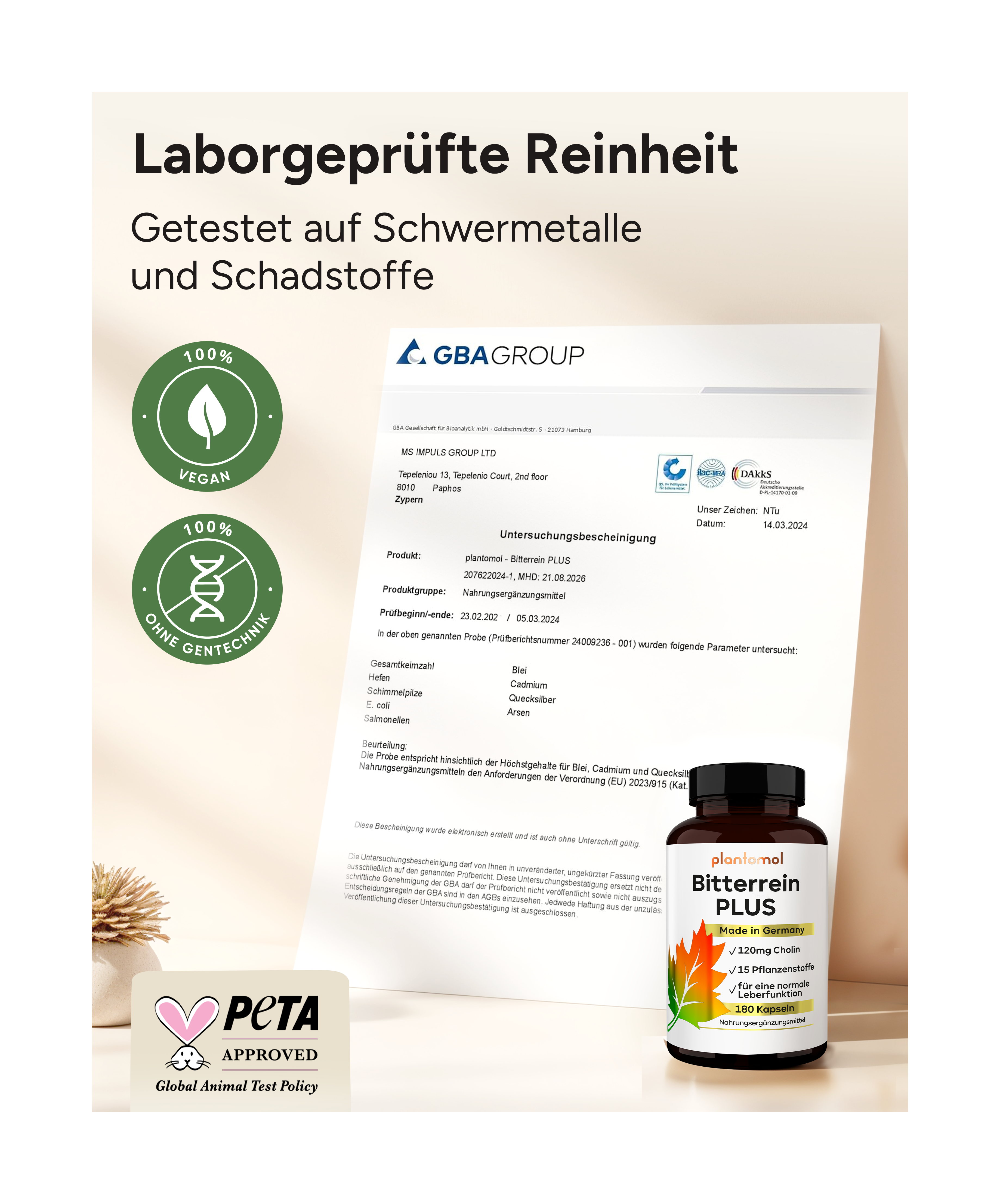 Bitterrein PLUS - Mariendistel, Artischocke und Löwenzahn