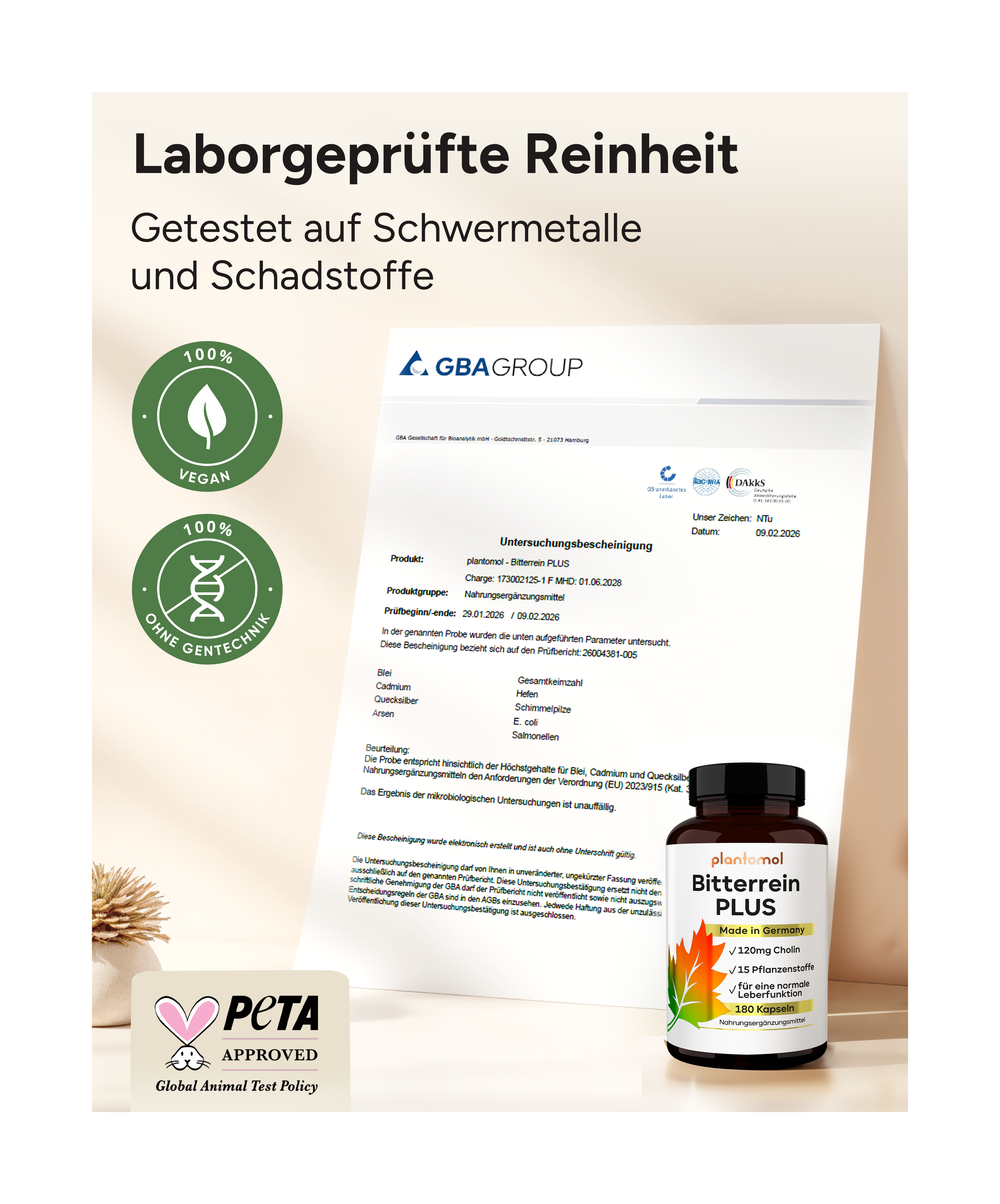 Bitterrein PLUS - Mariendistel, Artischocke und Löwenzahn