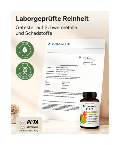 Bitterrein PLUS - Mariendistel, Artischocke und Löwenzahn