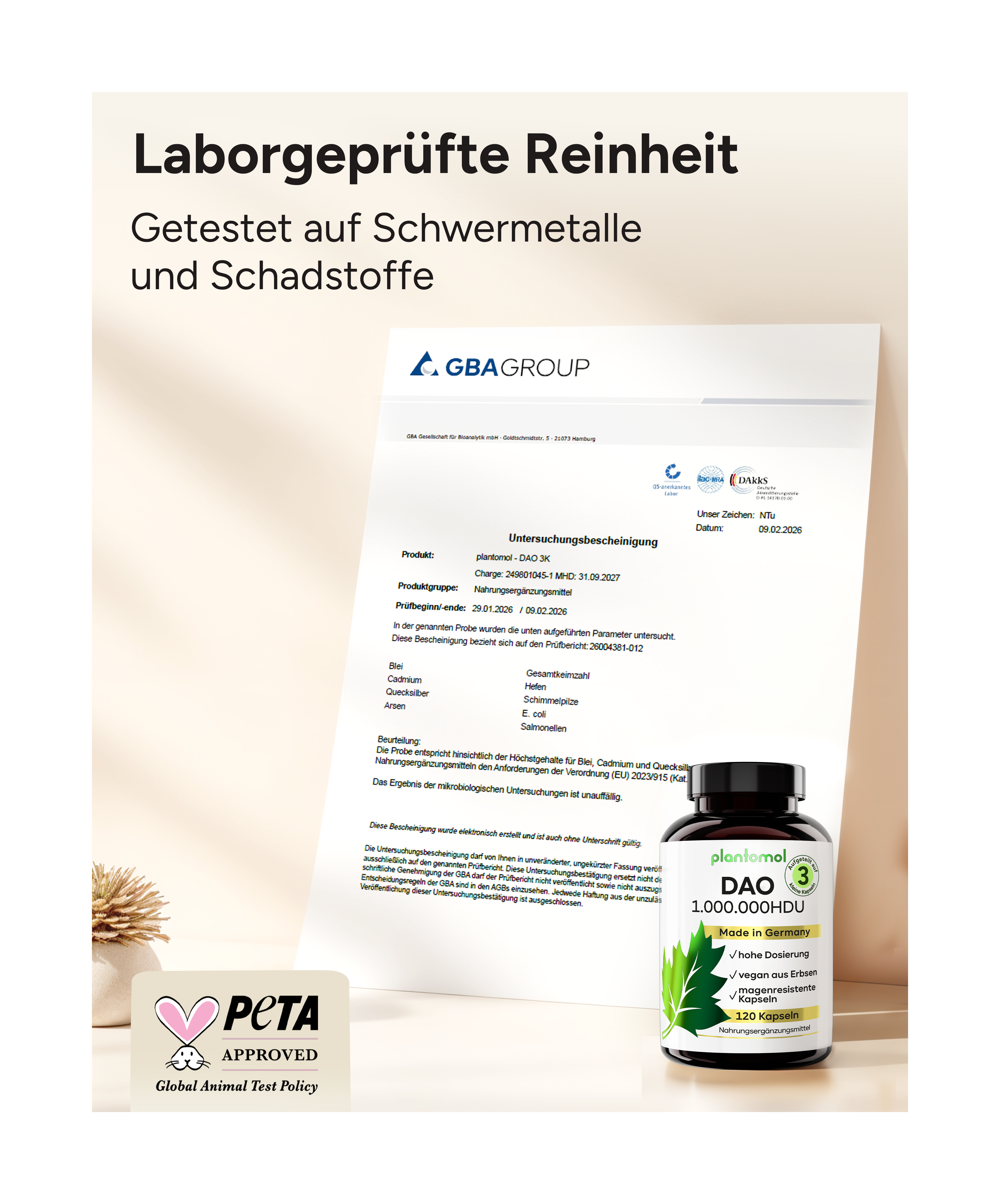 DAO 1 Mio. HDU - aufgeteilt in 3 Kapseln