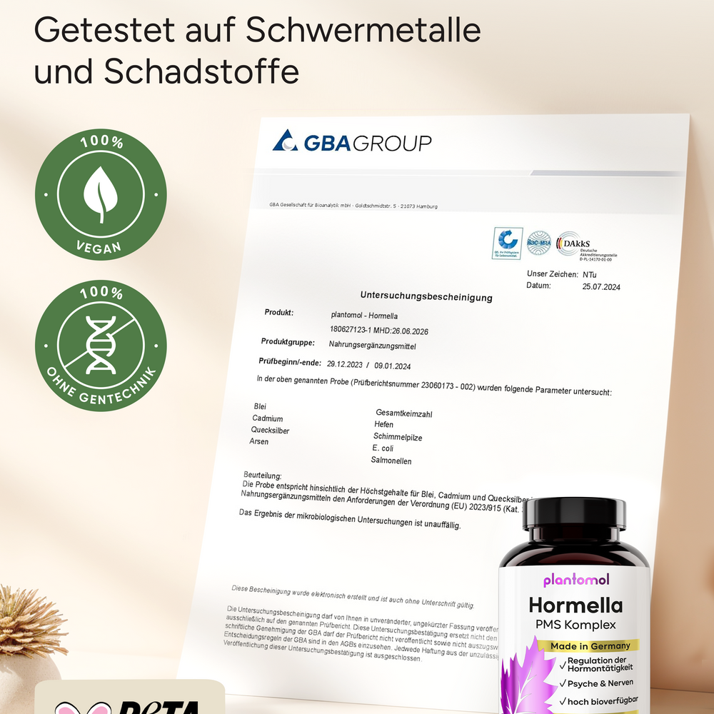 
                      
                        Hormella PMS Komplex - Myo-Inositol, Gänsefingerkraut und OPC
                      
                    