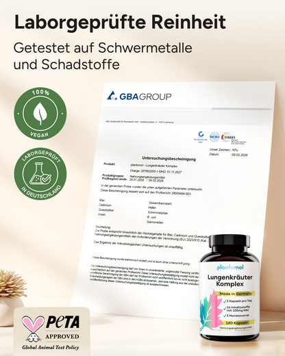 Lungenkräuter Komplex - 16 Inhaltstoffe, optimiert mit NAC