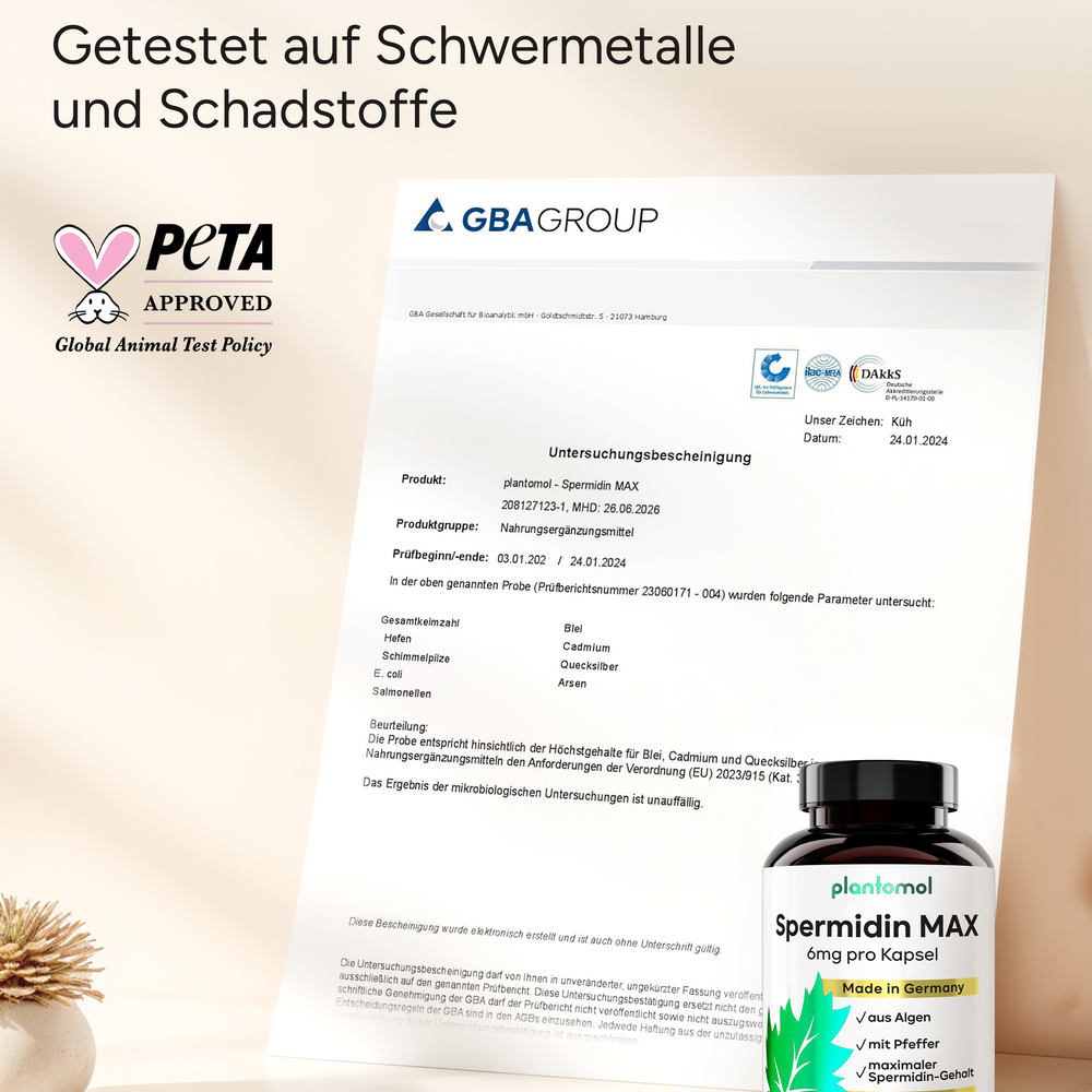 
                      
                        Spermidin MAX - 6mg pro Kapsel, mit Pfeffer
                      
                    