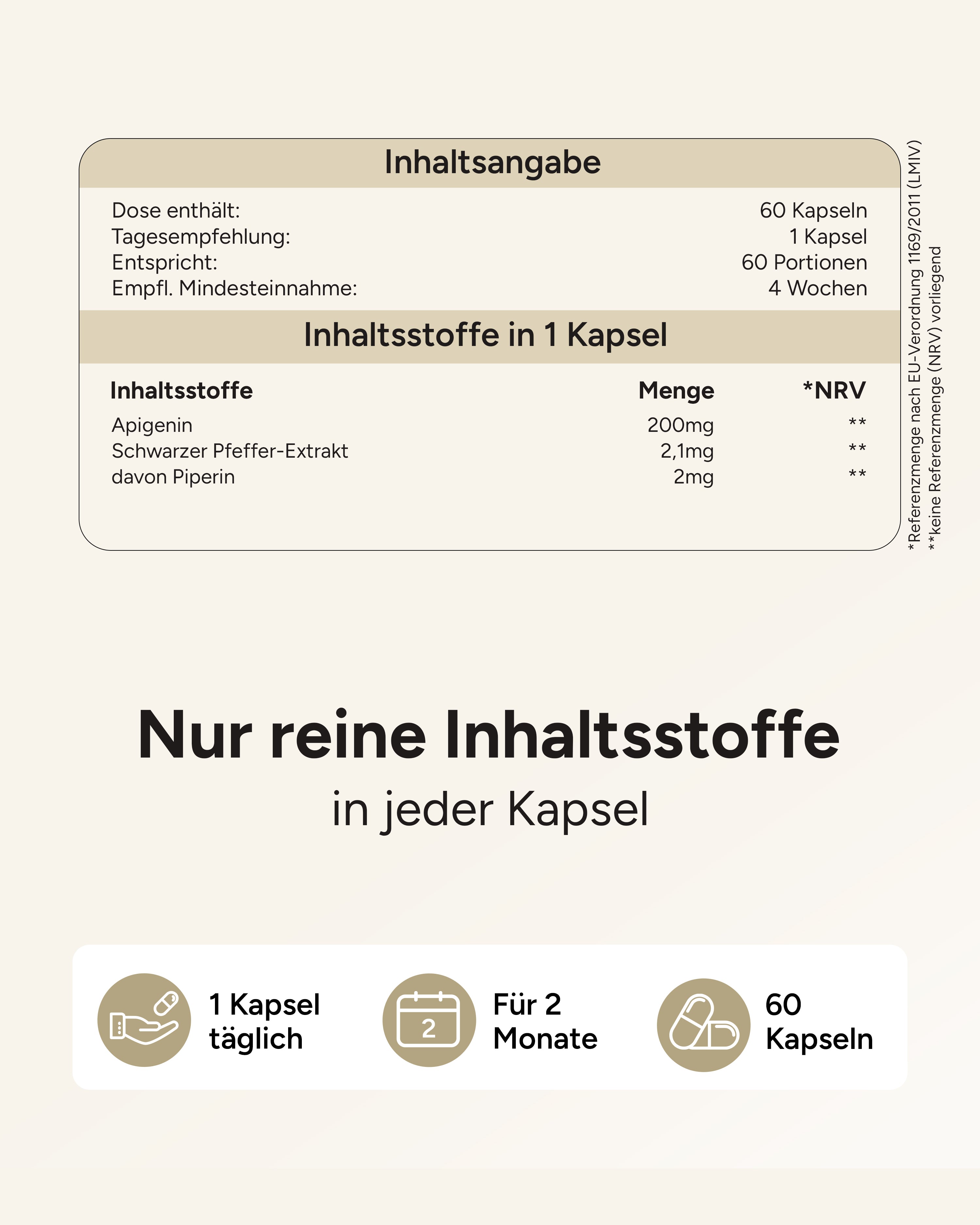 Apigenin - 200mg pro Kapsel