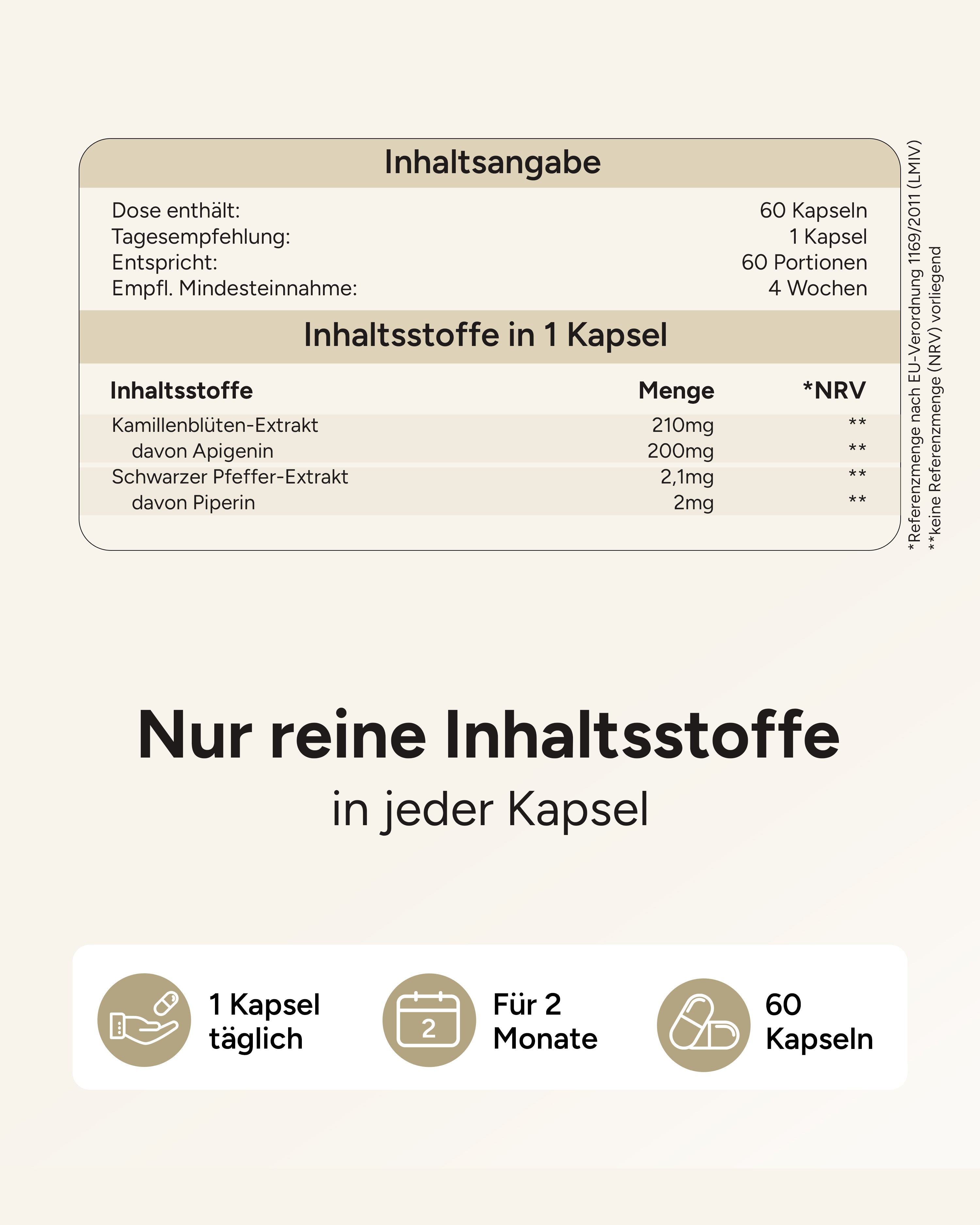 Apigenin - 200mg pro Kapsel